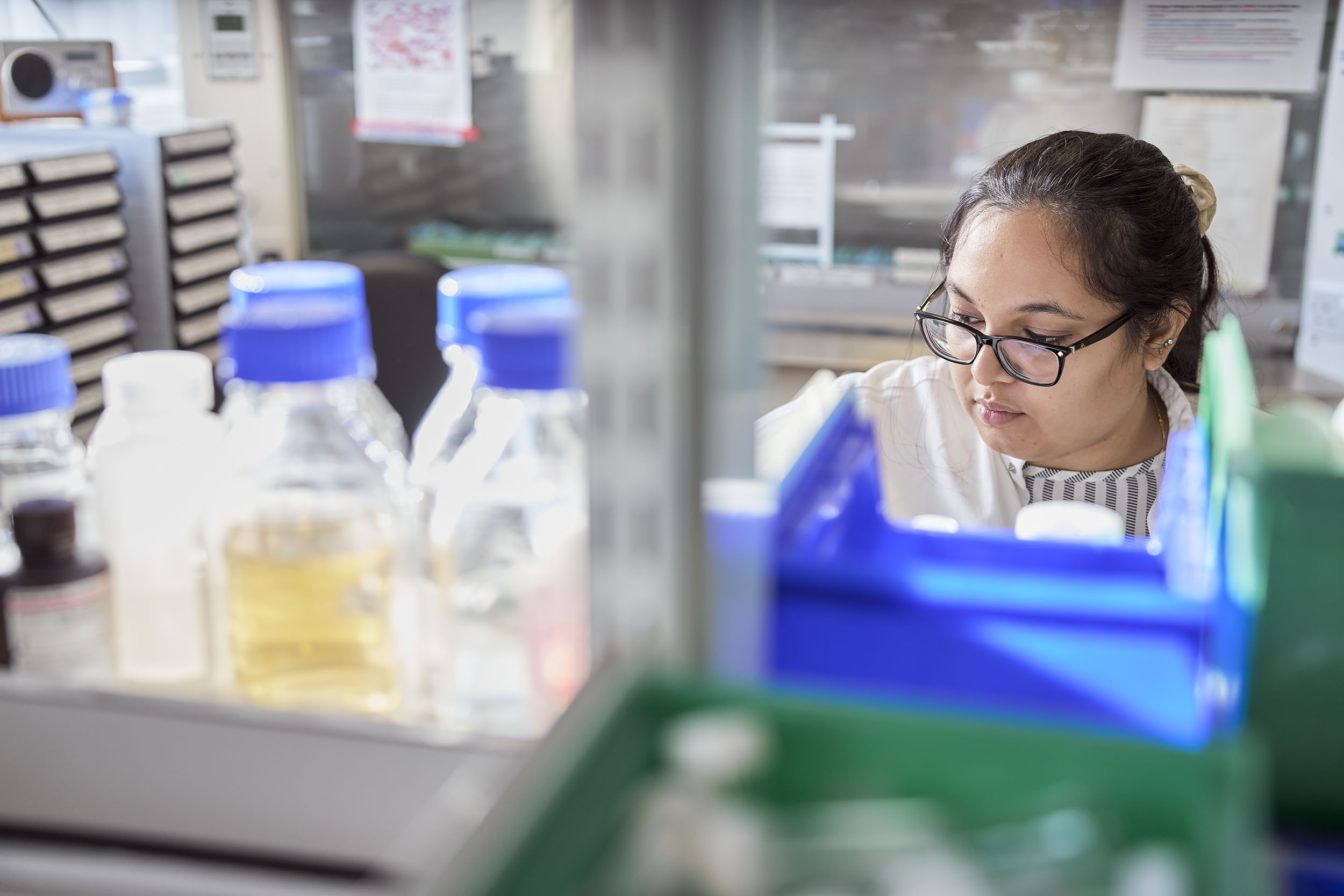 Researcher in Manchester research centre