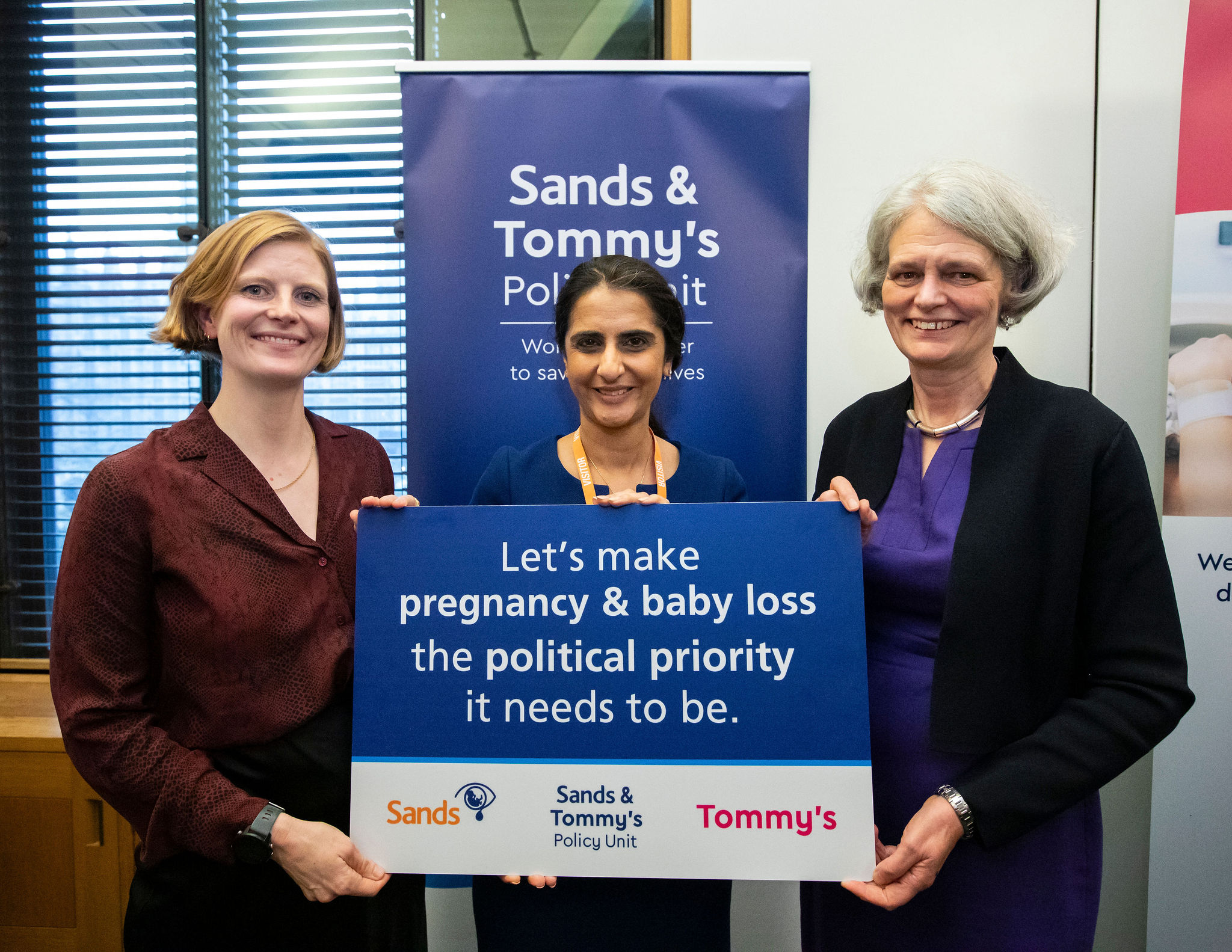 Colleagues from Tommy's Sands and the Joint Policy Unit in Parliament