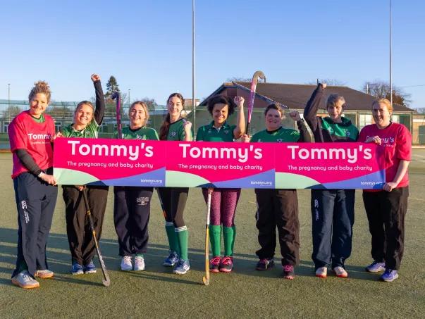 Sports team celebrate raising funds for Tommy's